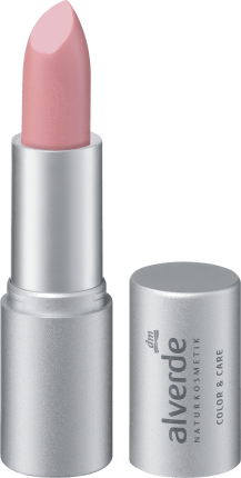 alverde NATURKOSMETIK Lipstick Color & Care Dusty Nude 02, 4.6 g
