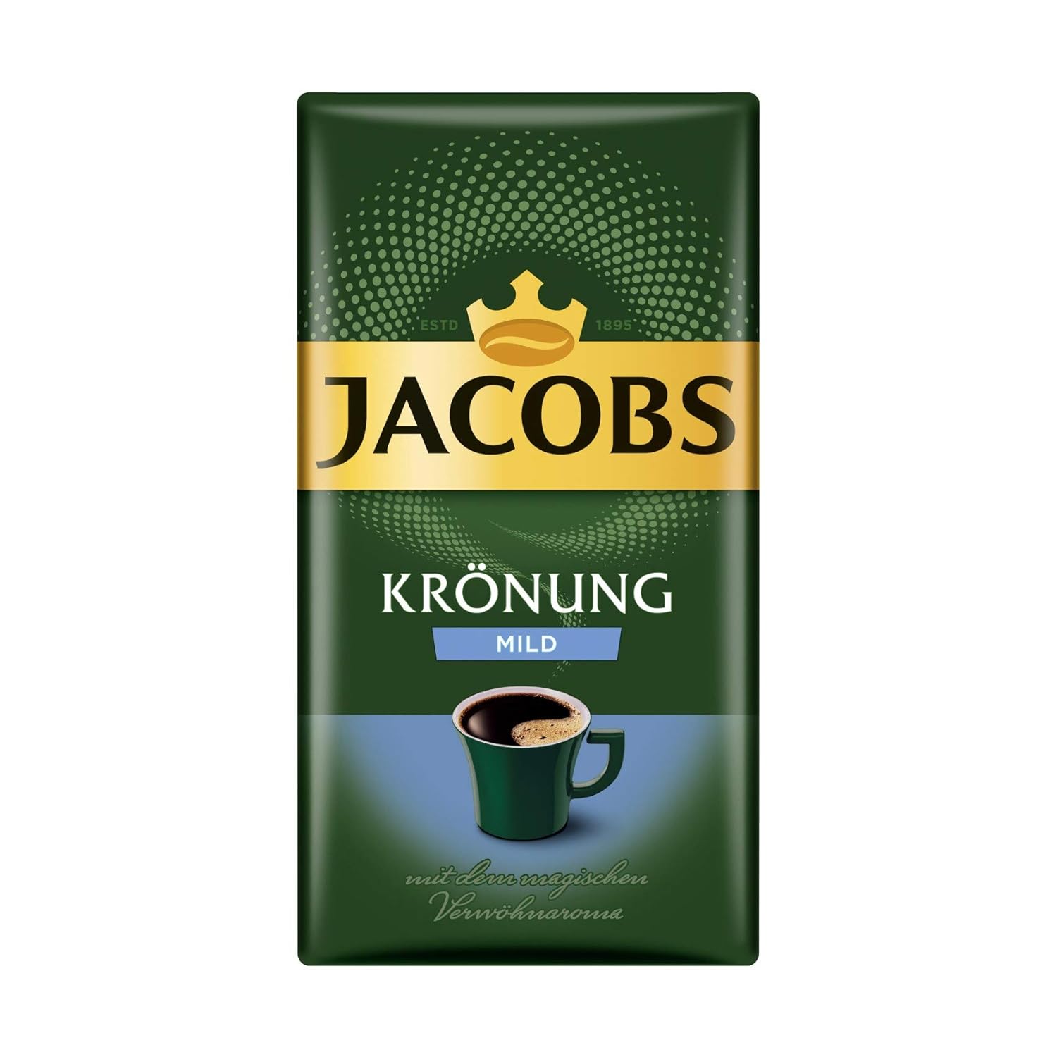 Jacobs Filter Coffee Krönung Mild, Pack of 12 (12 x 500 g) Ground Coffee