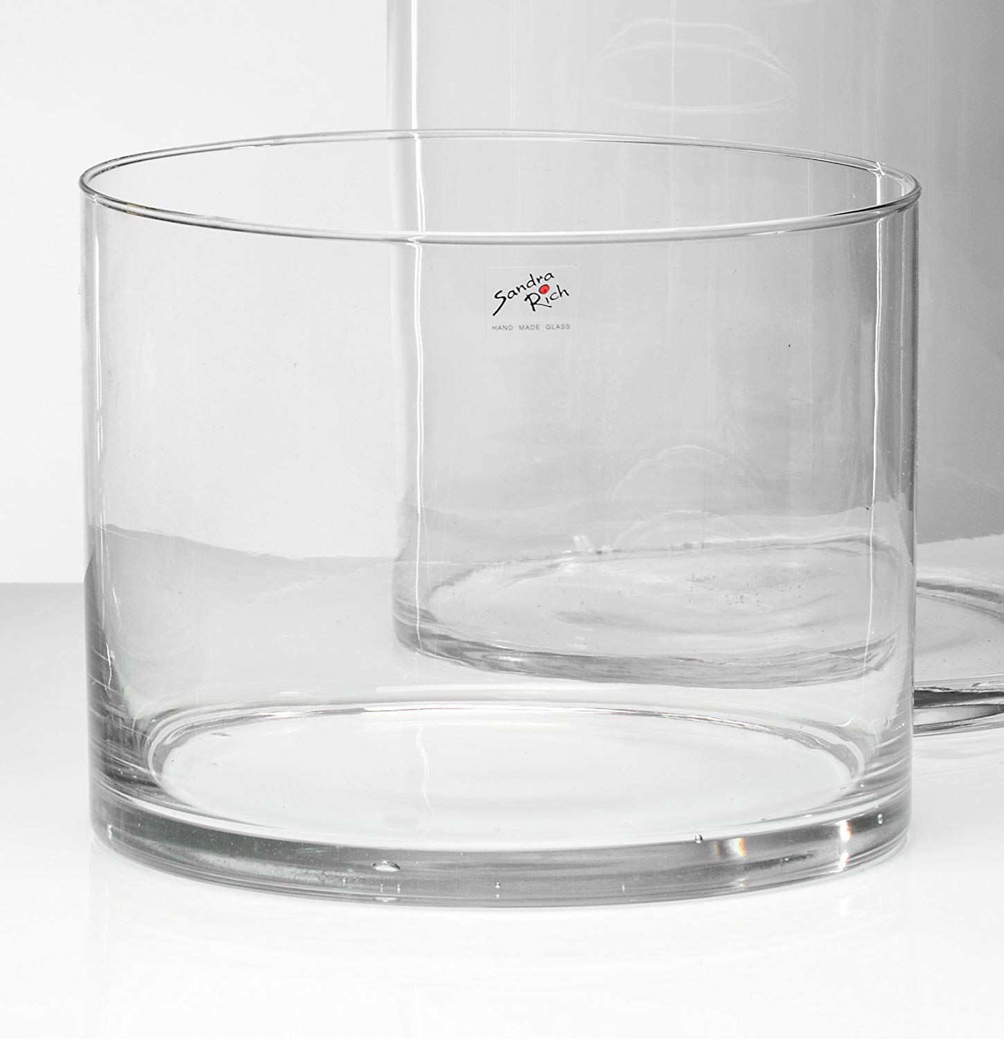 Glass Vase Cylinder 20 Cm