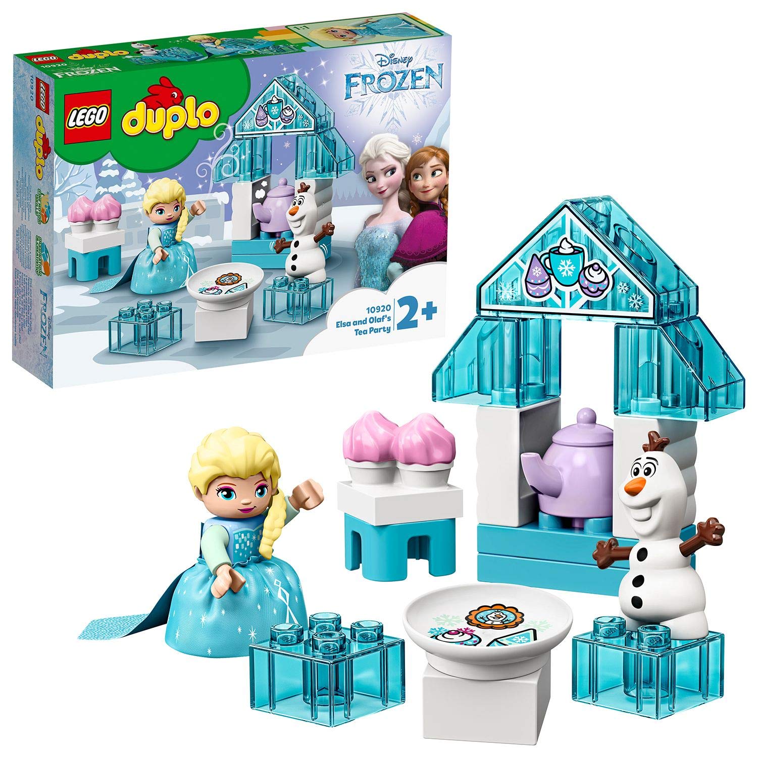 Lego 10920 Duplo Frozen Ii Elsa And Olaf Tea Party Large Stone Set With Cup