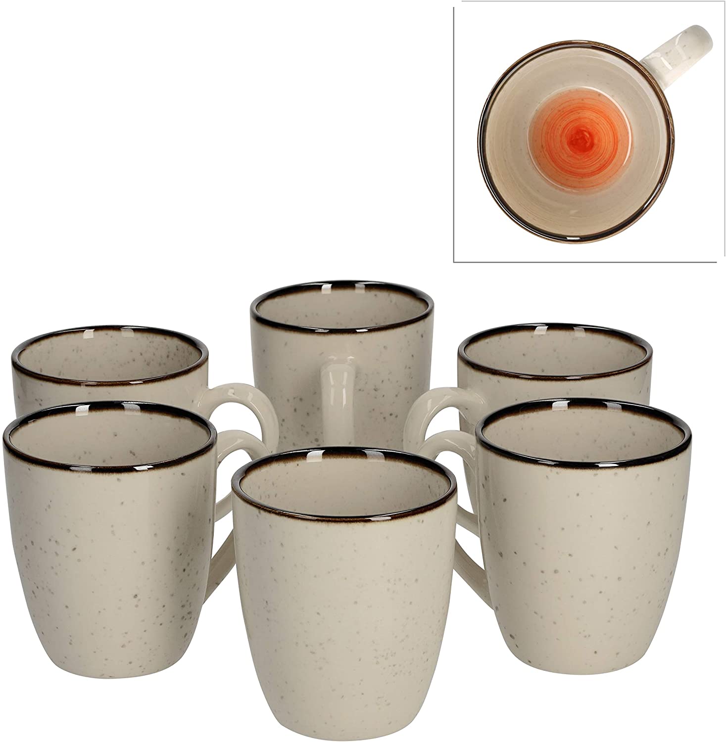Van Well Nova Coffee Mugs Set of 6