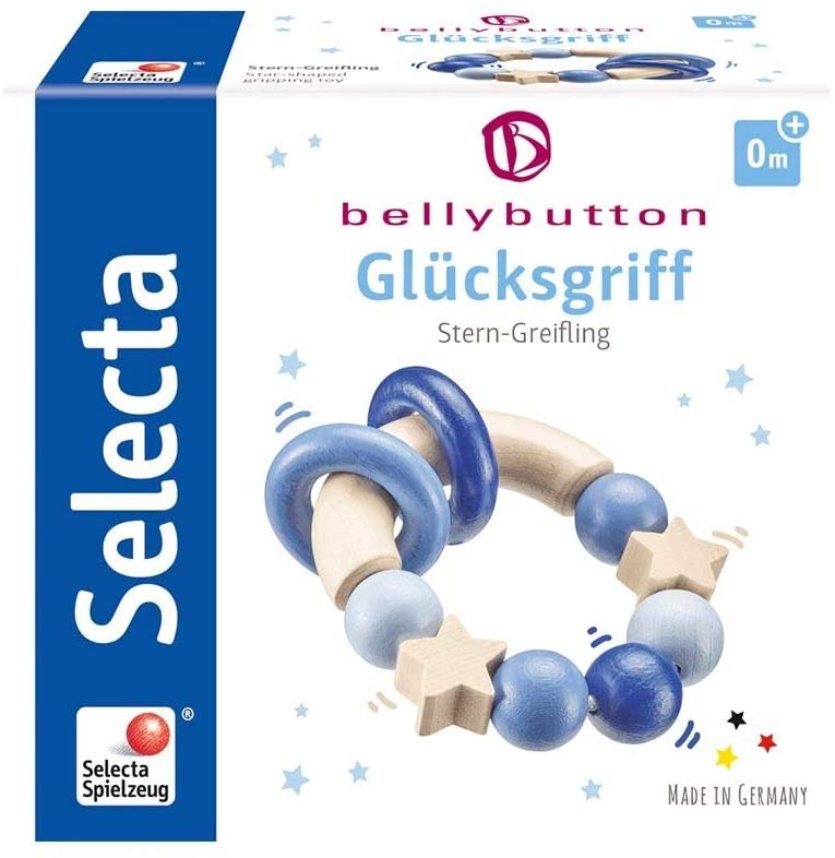 Selecta Bellybutton Lucky Gripper Baby Grasping Toy