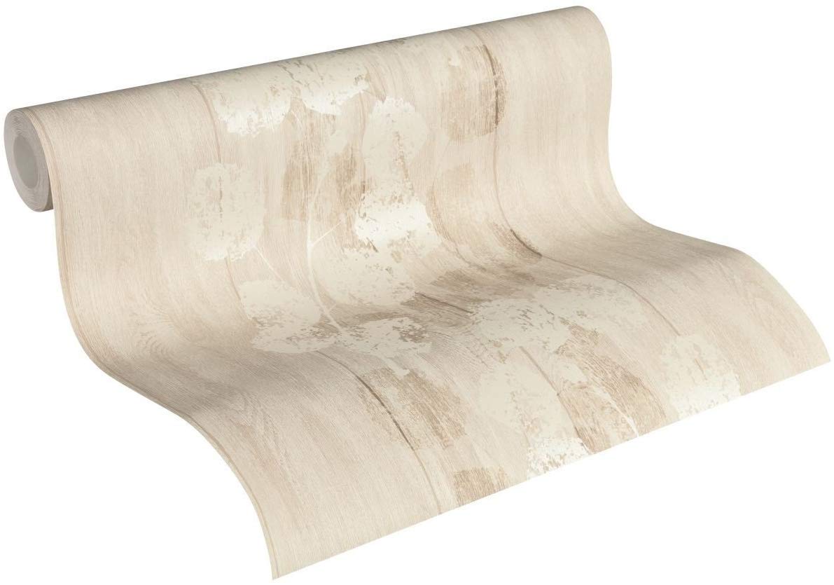 Brigitte Home Non-Woven Wallpaper, Floral Patterned Wallpaper "