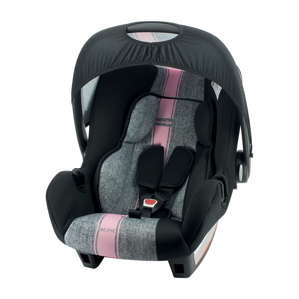 Nania Beone Group 0+ Car Seat with Side Protection 4 Star Adac Linea 0-13 kg Pink