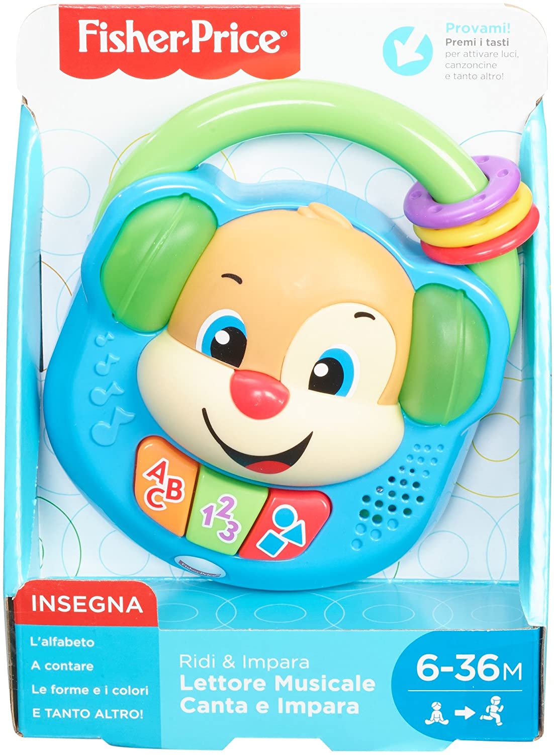 Fisher-Price FPV06 Music Player Singing and Learning Electronic Toy Ridi 6-36 Months 3