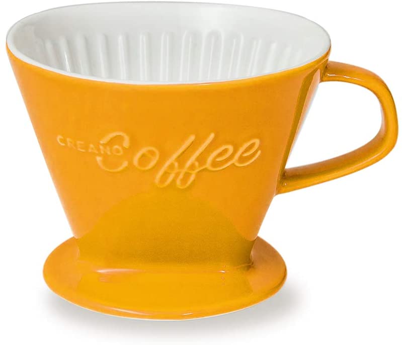 Creano Porcelain Coffee Filter Size 4, Saffron