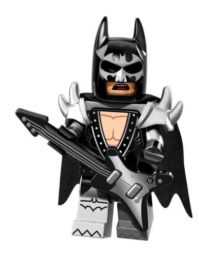 Lego The Movie Glam Metal Batman Batman Minif Igure – 71017 (Bagged)