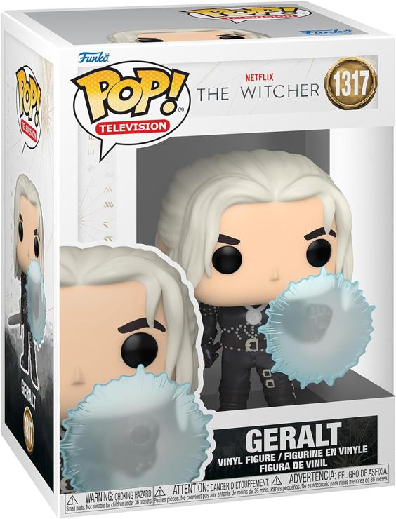 Funko Pop! TV: Witcher - Geralt - (Shield) - The Witcher - the witcher - vinyl collectible figure - gift idea - official merchandise - toys for children and adults - TV fans