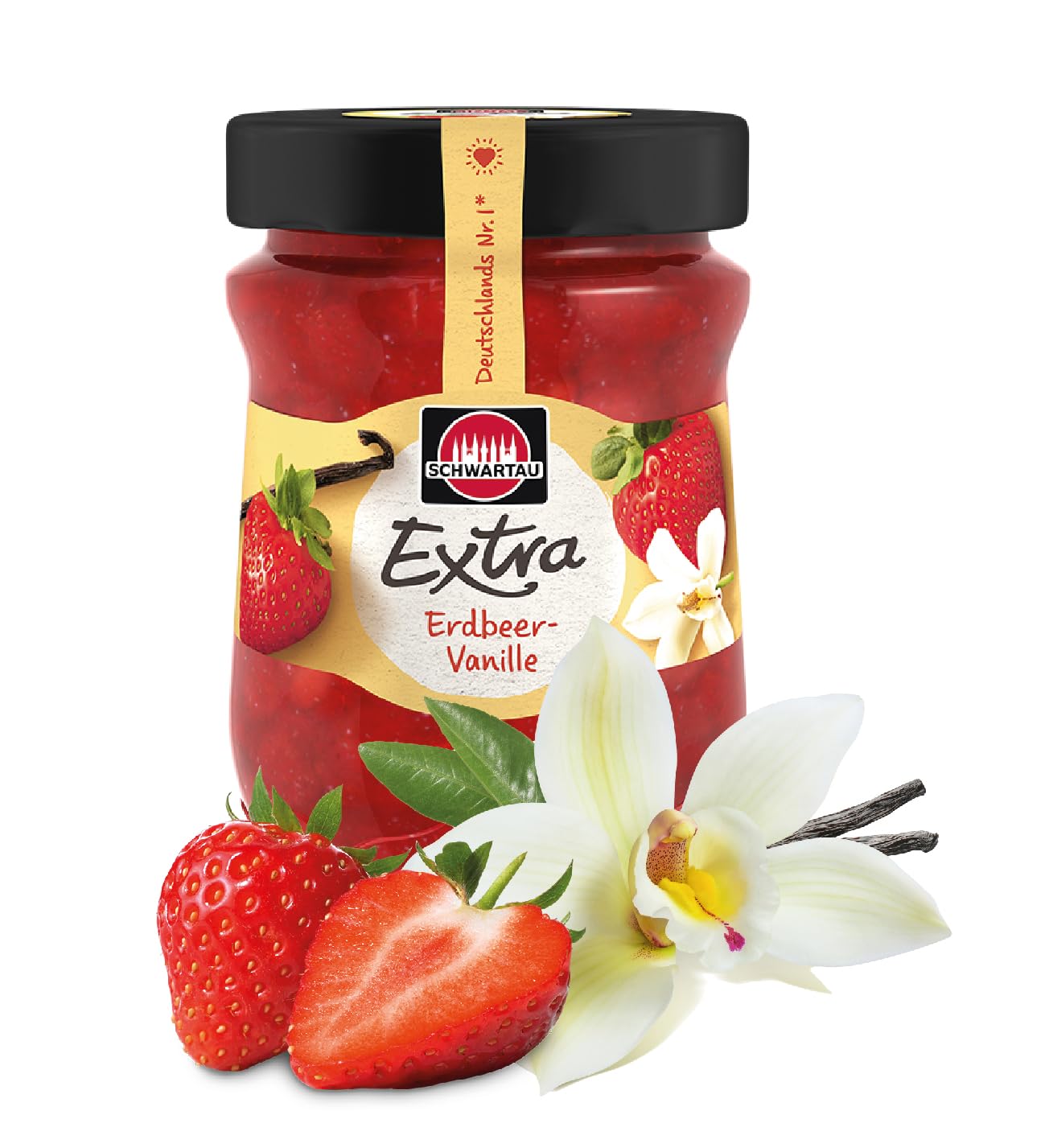 Extra Strawberry Vanilla, Jam, 340 g