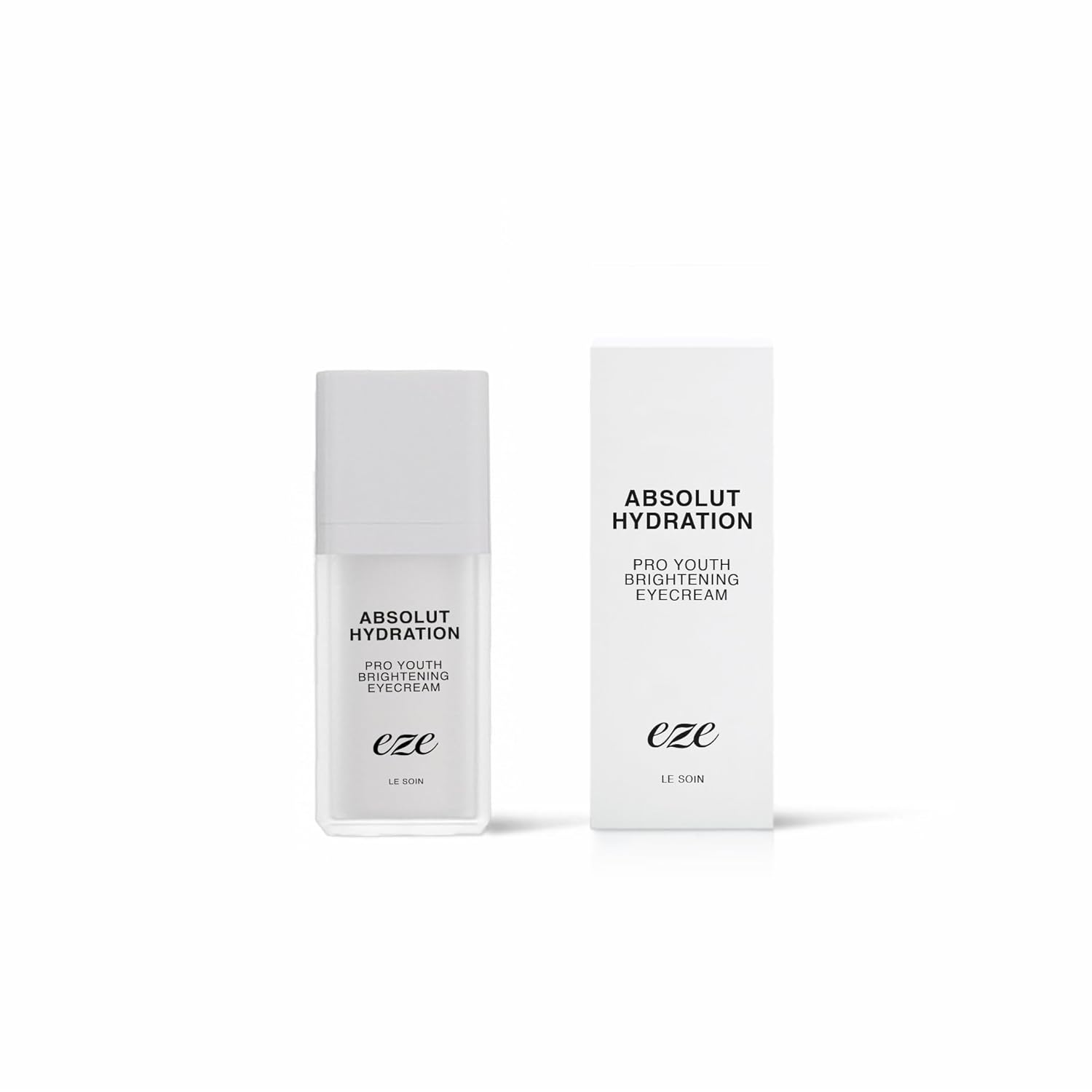 Eze essentials-absolutely hydration pro Youth Brightening Eyecream, push-up effect, radiant eye area, activation collagen synthesis, cruelty-free, vegan, 15 ml