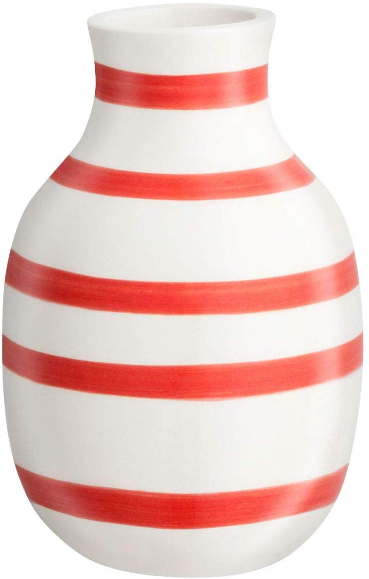 Kohler Kähler Omaggio Vase, Ceramic, Red, 8 Cm