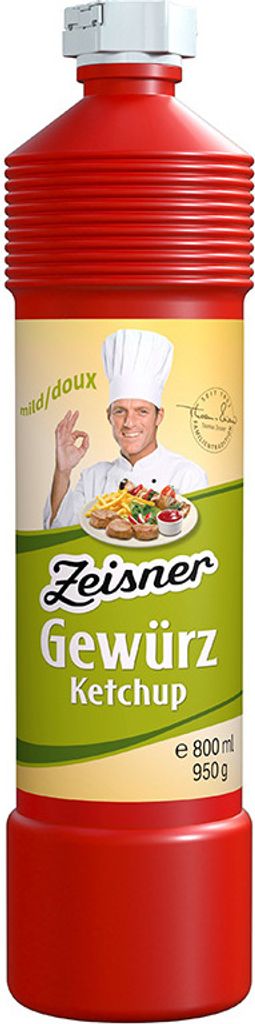 ZEISNER Gewürz Ketchup Mild 800ml