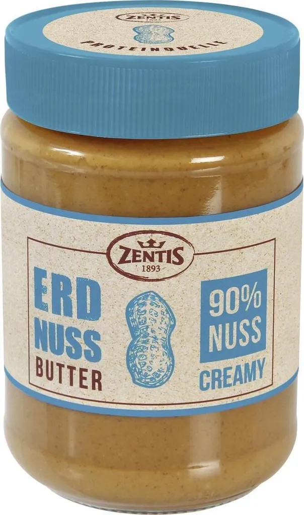 Zentis Erdnussbutter creamy 90% Nuss 350g