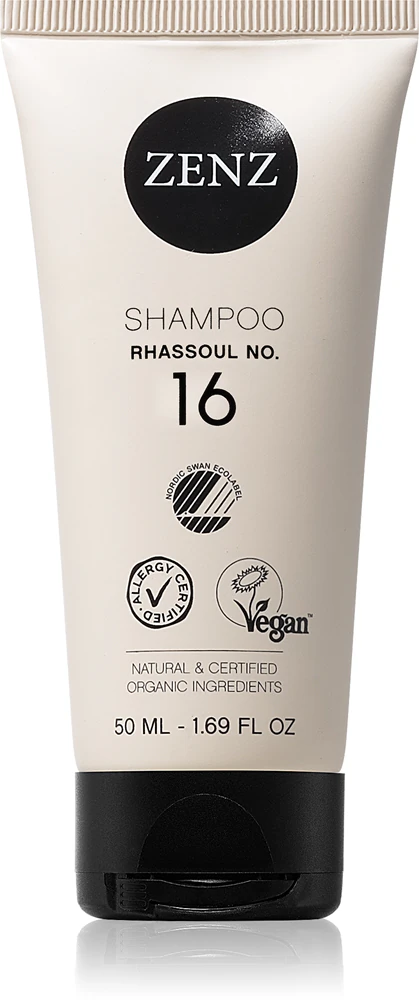 ZENZ Organic Rhassoul No. 16 nourishing clay shampoo with the scent of caramel