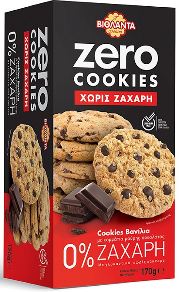 Zero Cookies Violanta Vanilla 0% Sugar 170gr