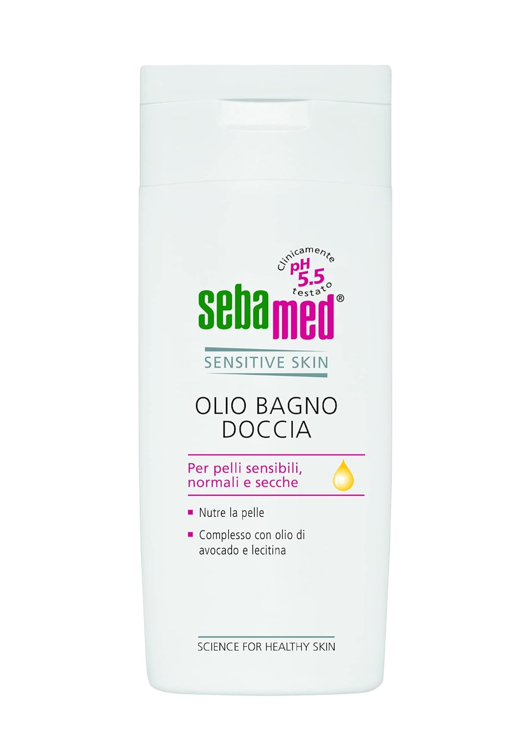 Sebamed Shower Bath Oil for Sensitive Normal and Dry Skin pH 5.5 200ml