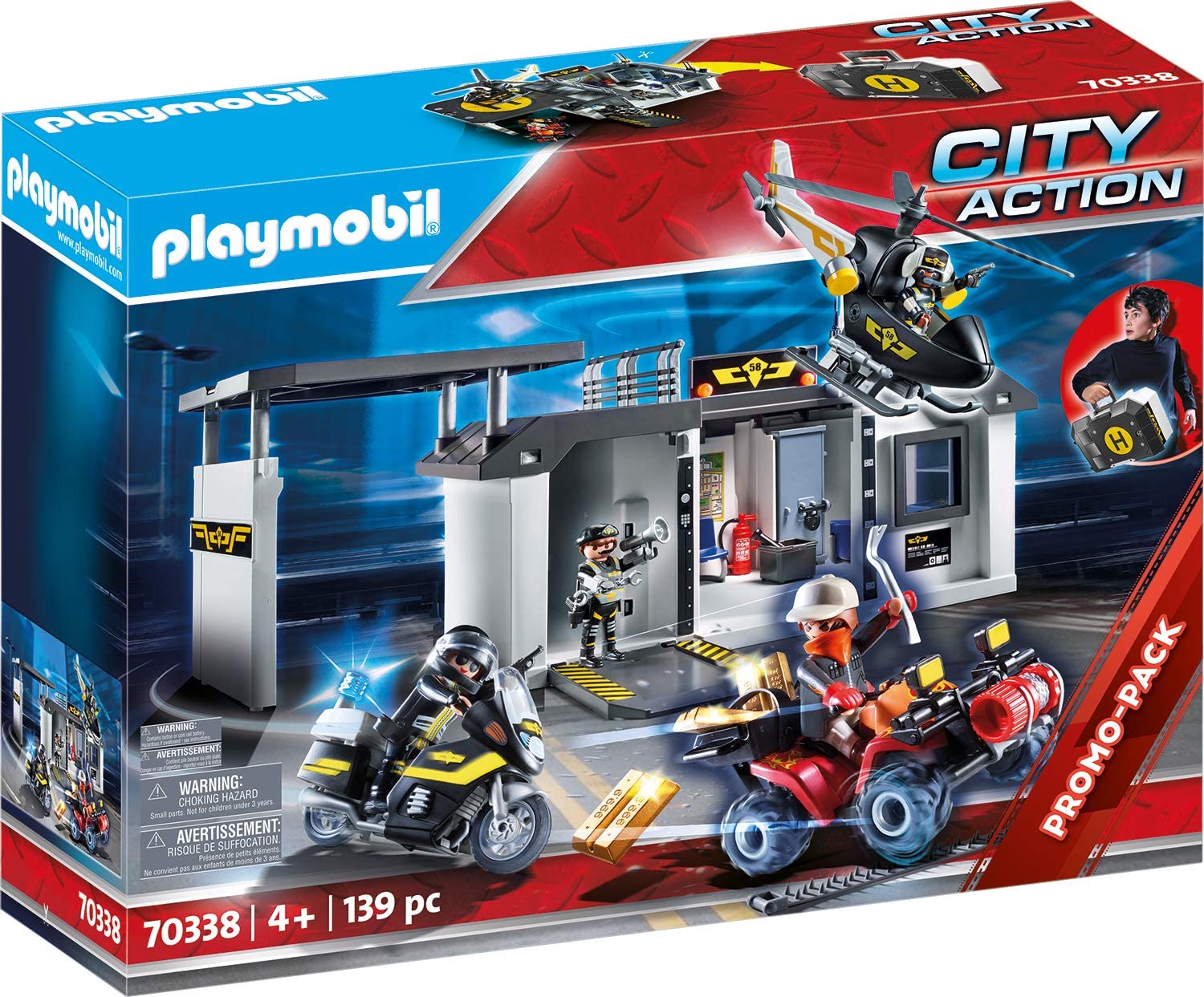 Playmobil City Action 70338, Large Take-Away Corner Centre With Light Effec