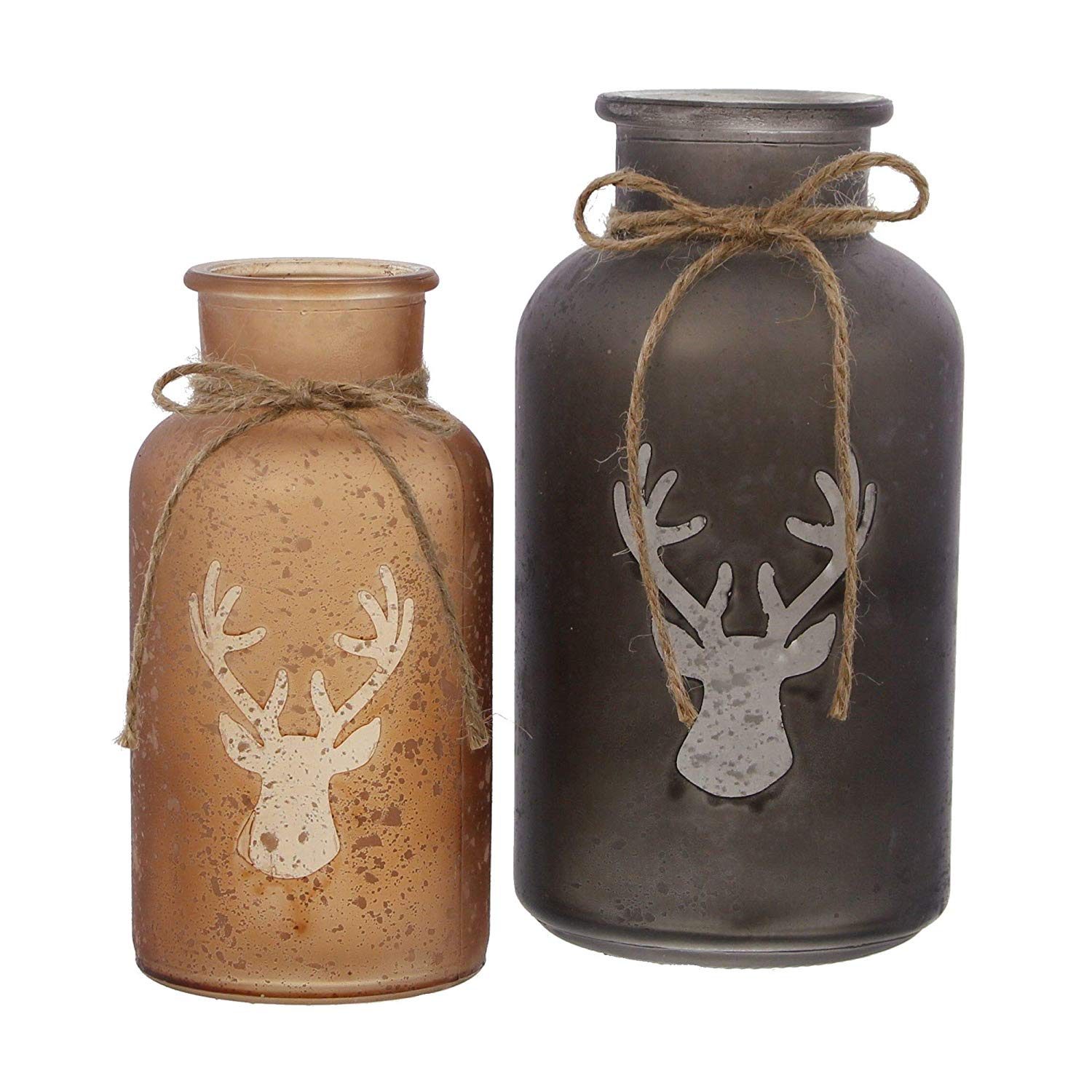 Frank Flechtwaren Deer Decorative Vase Set Of 2