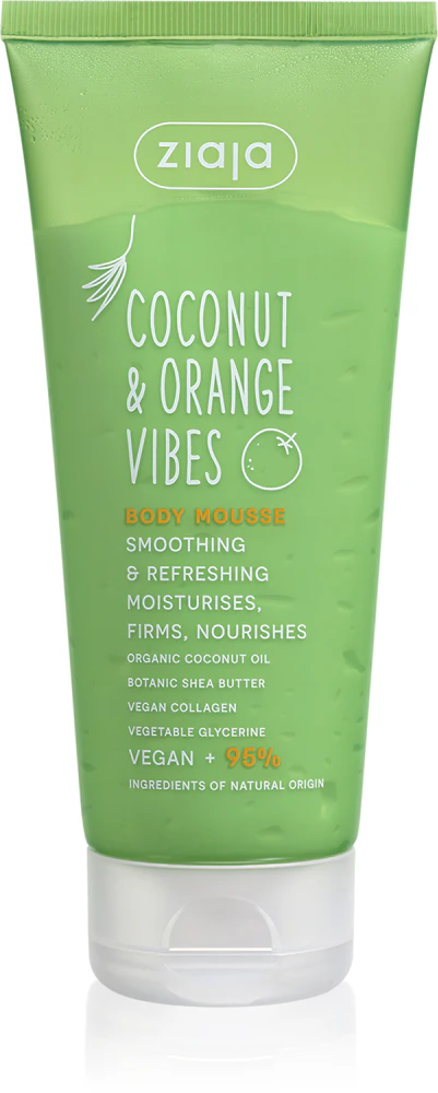 Ziaja Coconut & Orange Vibes body foam with moisturizing effect