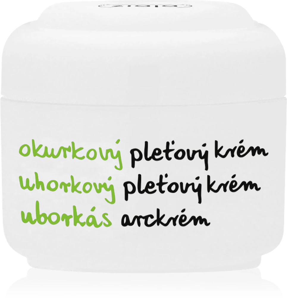 Ziaja Cucumber hydrating and soothing cream with vitamins A and E