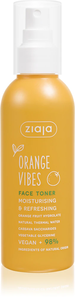 Ziaja Orange vibes hydrating facial toner in spray