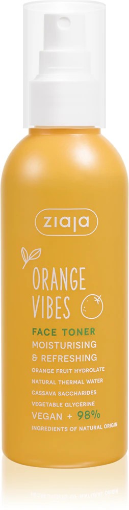 Ziaja Orange vibes hydrating facial toner in spray