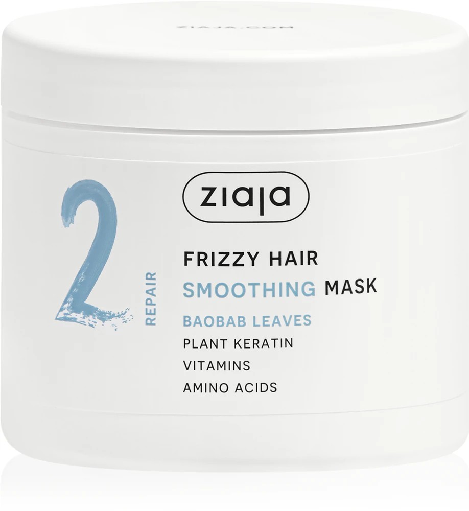 Ziaja Plant Essentials Baobab Leaves Smoothing Mask Curl Care for Curly Hair