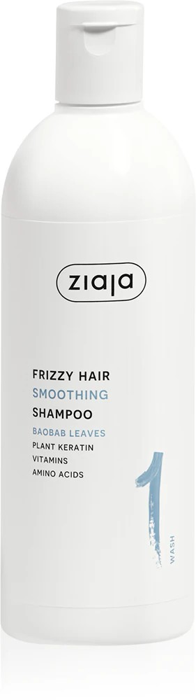 Ziaja Plant Essentials Baobab Leaves Smoothing Shampoo Curl Care for Curly Hair