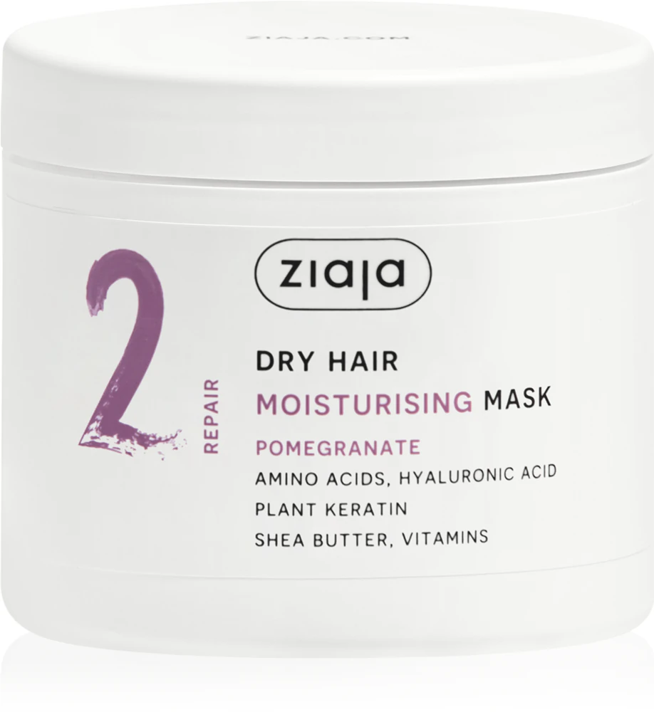 Ziaja Plant Essentials Pomegranate Moisturizing Hair Mask for dry hair