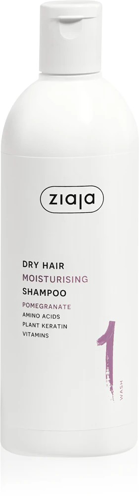 Ziaja Plant Essentials Pomegranate Hydrating Shampoo for Dry Hair