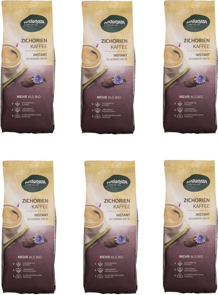 Zichorienkaffee, instant, Nachfüllbeutel, 6 x 220 g