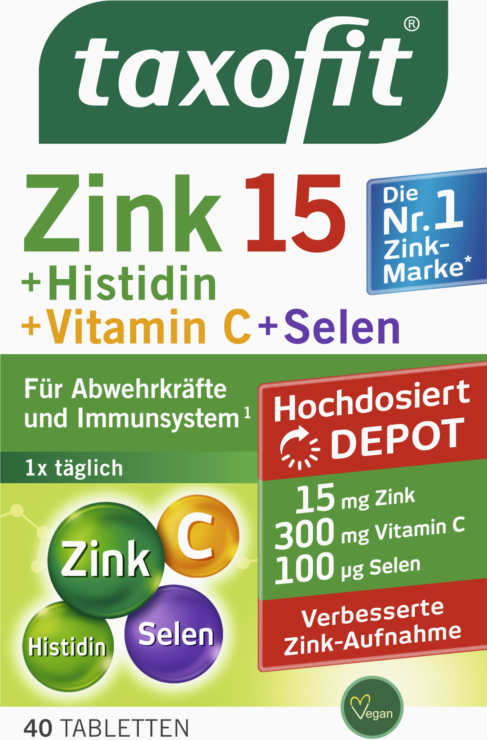 Zinc+histidine+selenium depot tablets