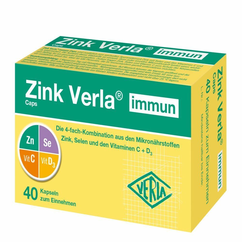 Zink Verla® immune caps