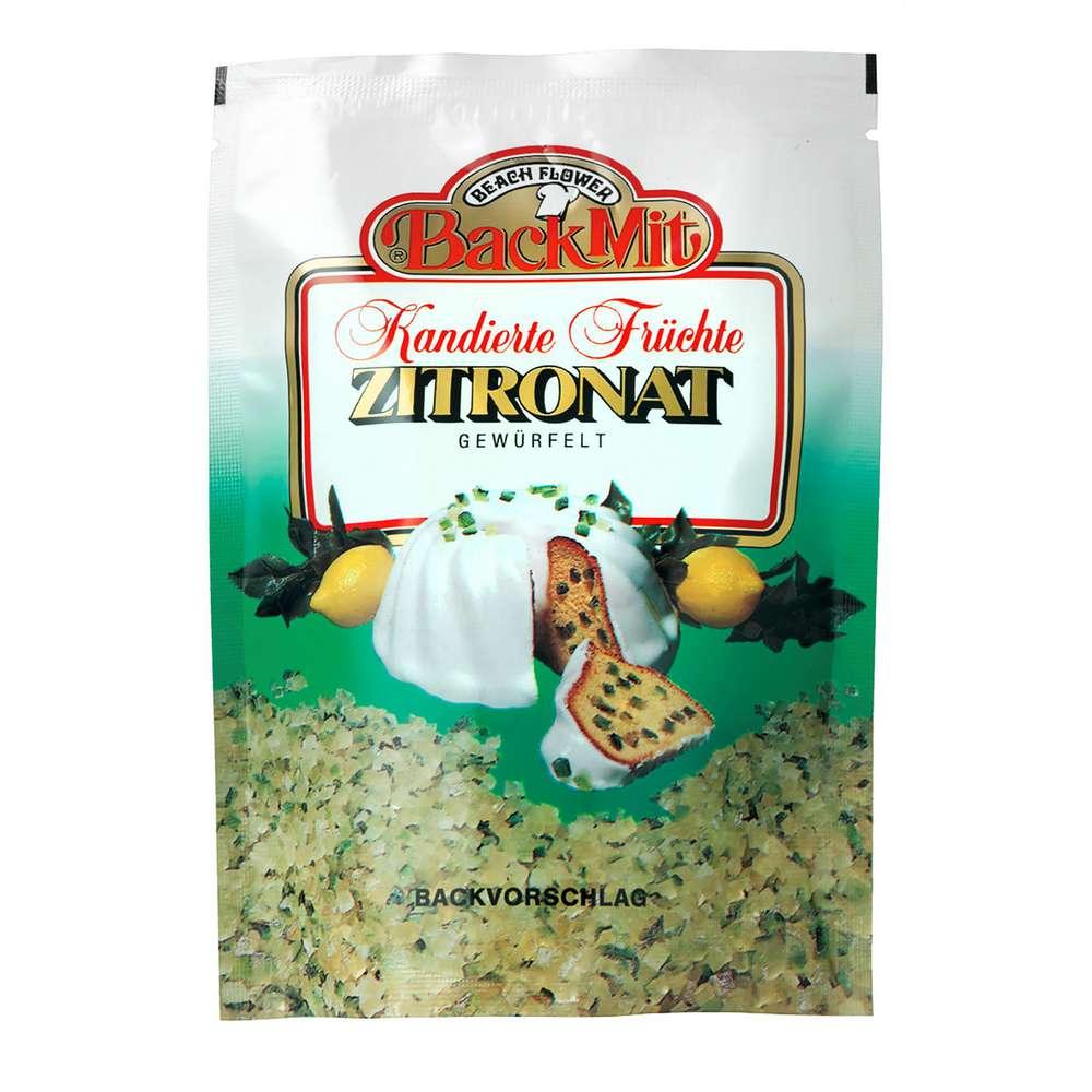candied lemon peel, diced candied fruits