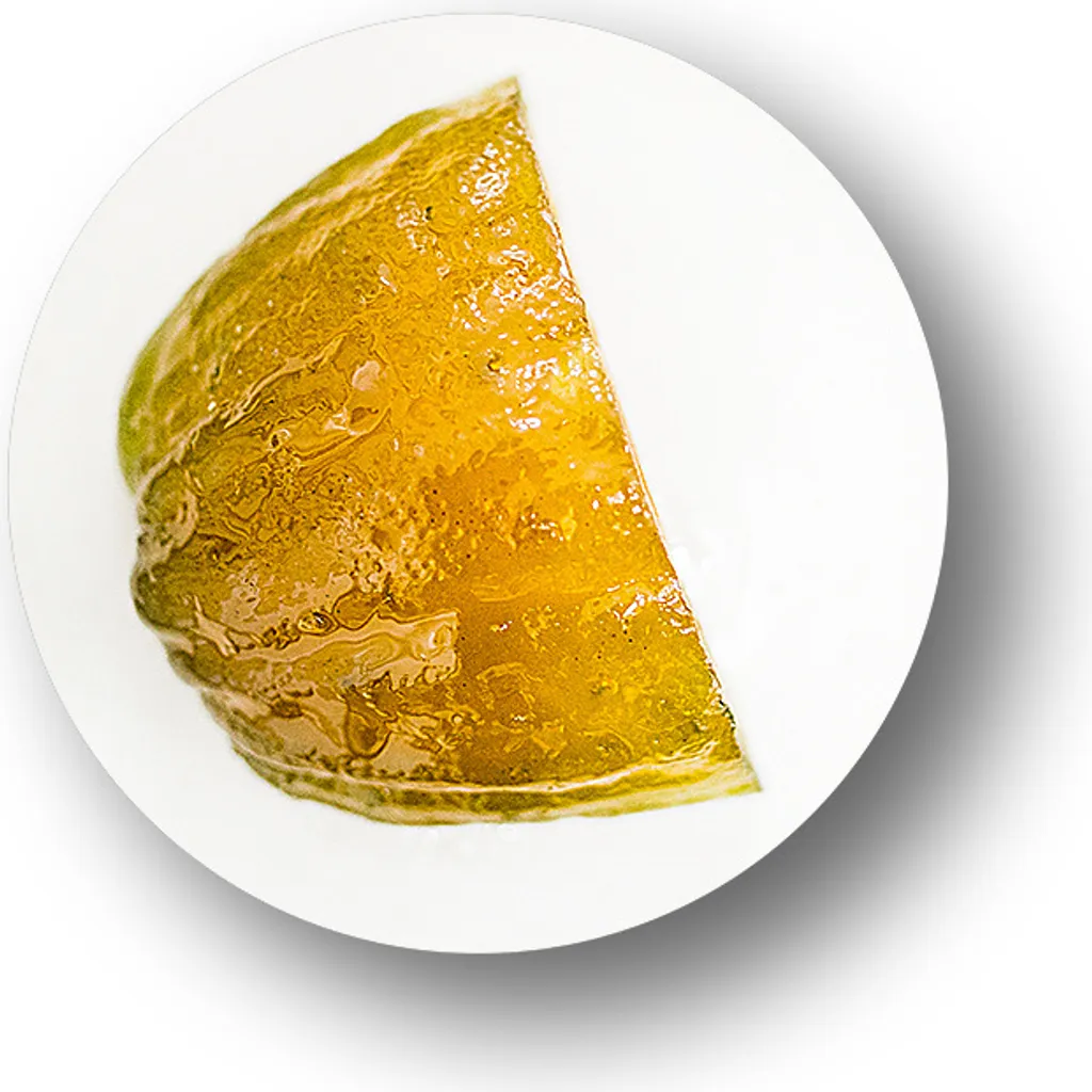 Candied candied lemon slices, 250g