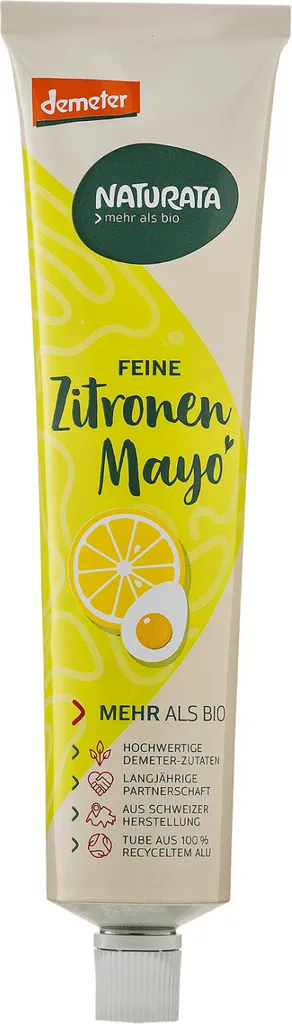 Zitronen Mayo - demeter Tube 185ml