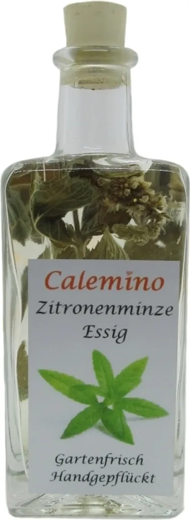 Lemon mint vinegar with 3% fresh lemon mint 100ml