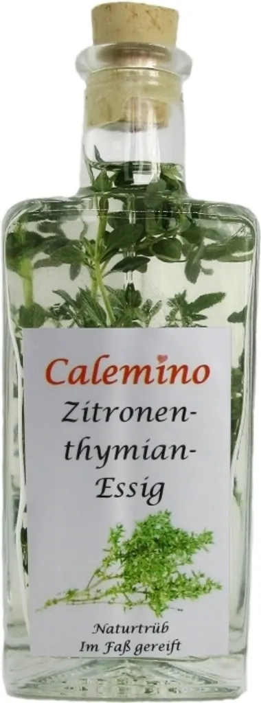 Lemon thyme vinegar with 3% fresh lemon thyme 100ml