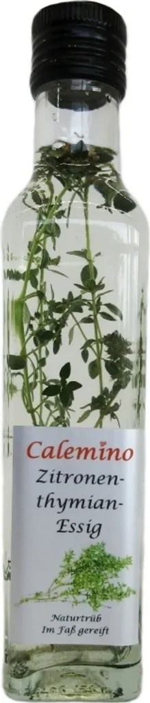 Lemon thyme vinegar with 3% fresh lemon thyme 250ml