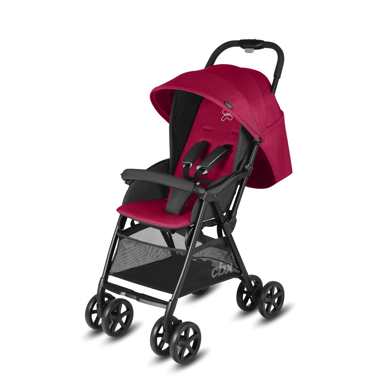 CBX Yoki 518001849 Buggy Ultra Compact with Rain Cover from Birth to 15 kg Crunchy Red