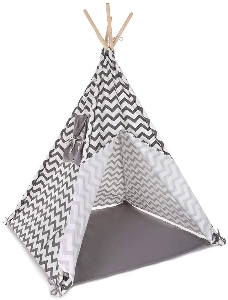 Bandits & Angels Tipi Bandits Indian Play Tent With Tent Floor, Cotton Cloth