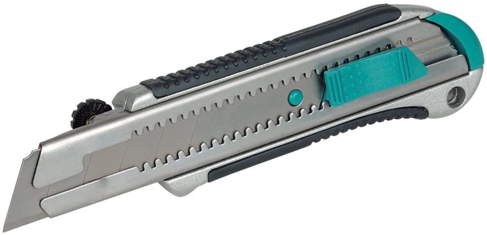 Wolfcraft 4081000 2K Professional Snap-Off Blade Knife for 25mm Blades