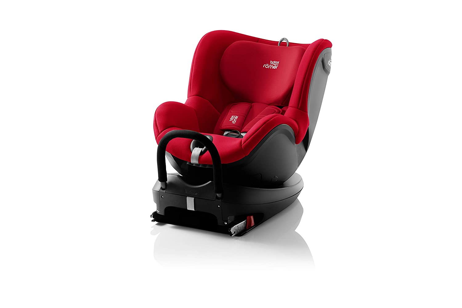 Britax Römer Dualfix Car Seat from Birth / 3 Months to 4 Years, Isofix Group 0+/1 Fire Red