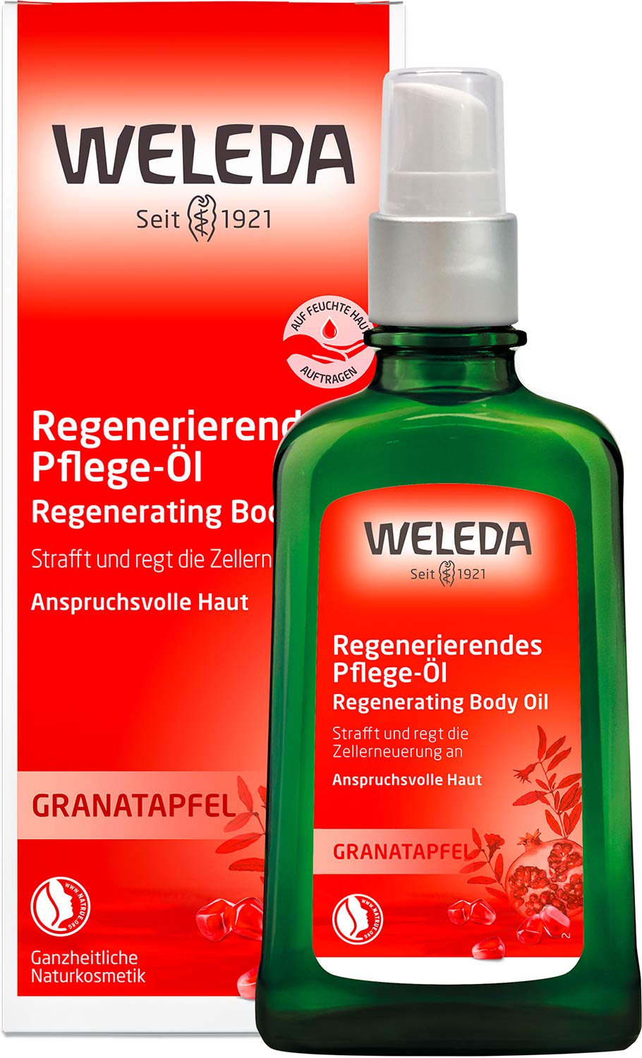 Weleda Organic Pomegranate Regeneration Oil (1 x 100 ml) 100 ml White