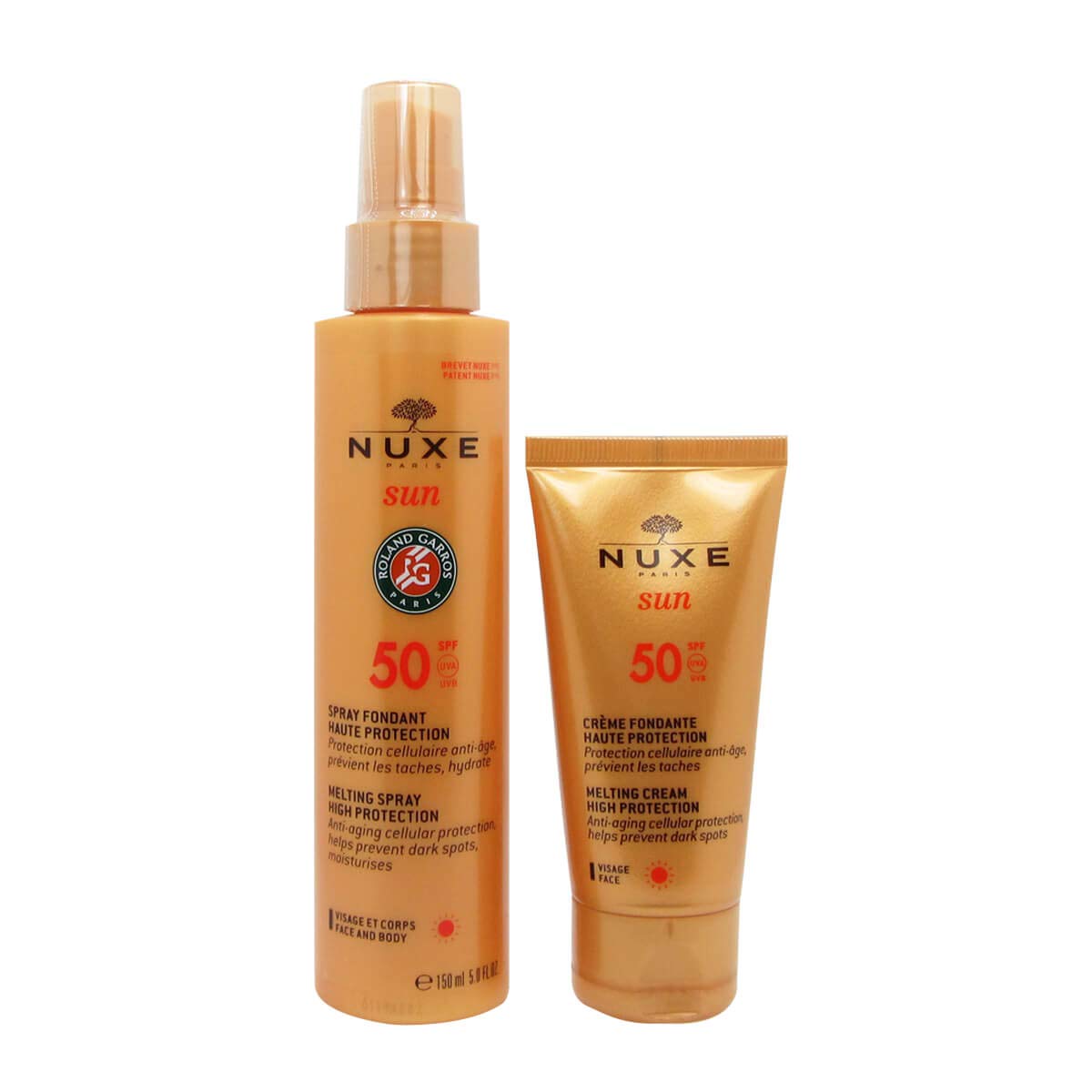 Nuxe Gift Set Spray Fondant Haute Protection SPF 50 150 ml + Cream Fondant Haute Protection SPF 50