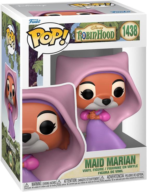 Funko Pop! Disney: Robin Hood - Maid Marian - Vinyl Collectible Figure - Gift Idea - Official Merchandise - Toys For Children and Adults - Movies Fans - Model Figure For Collectors