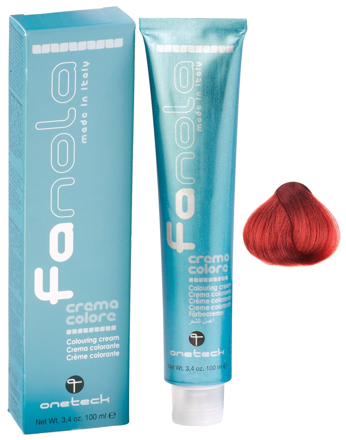 Fanola crema colore Coloring Cream 7.6 Blonde Red, 100 ml