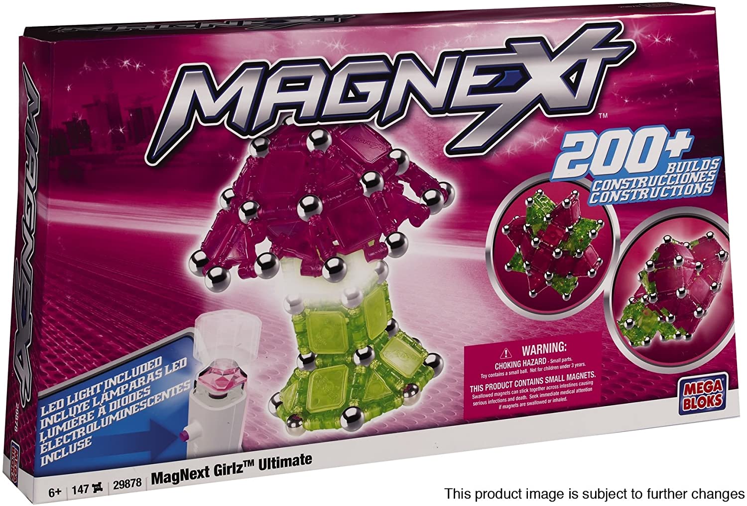 Mega Bloks - 29878 - MagNext Girlz Ultimate System - LED Light Included