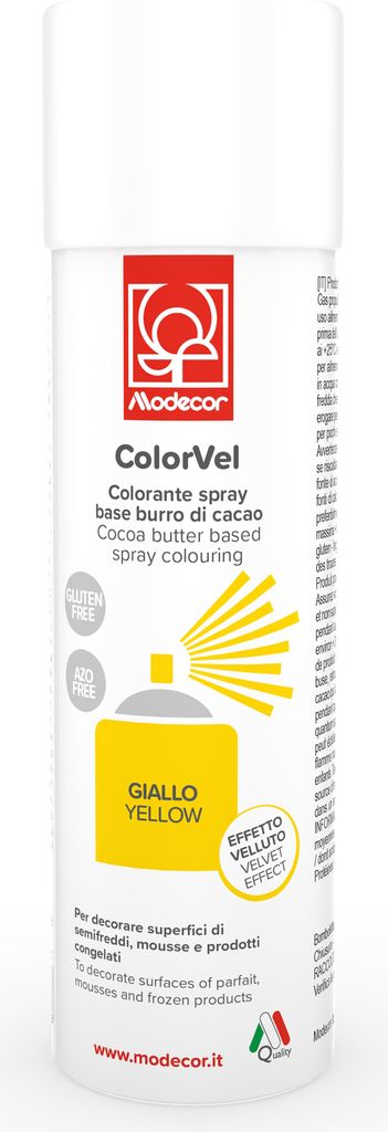 Sugar yellow suede Colorvel Spray giallo Af Vell.250ml- Modecor