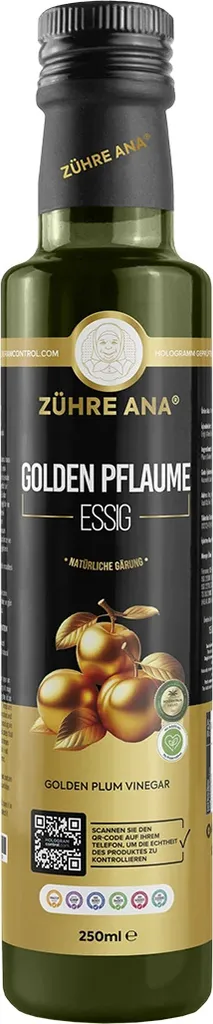Zühre Ana | Golden Plum Vinegar Natural Fermentation 250ml